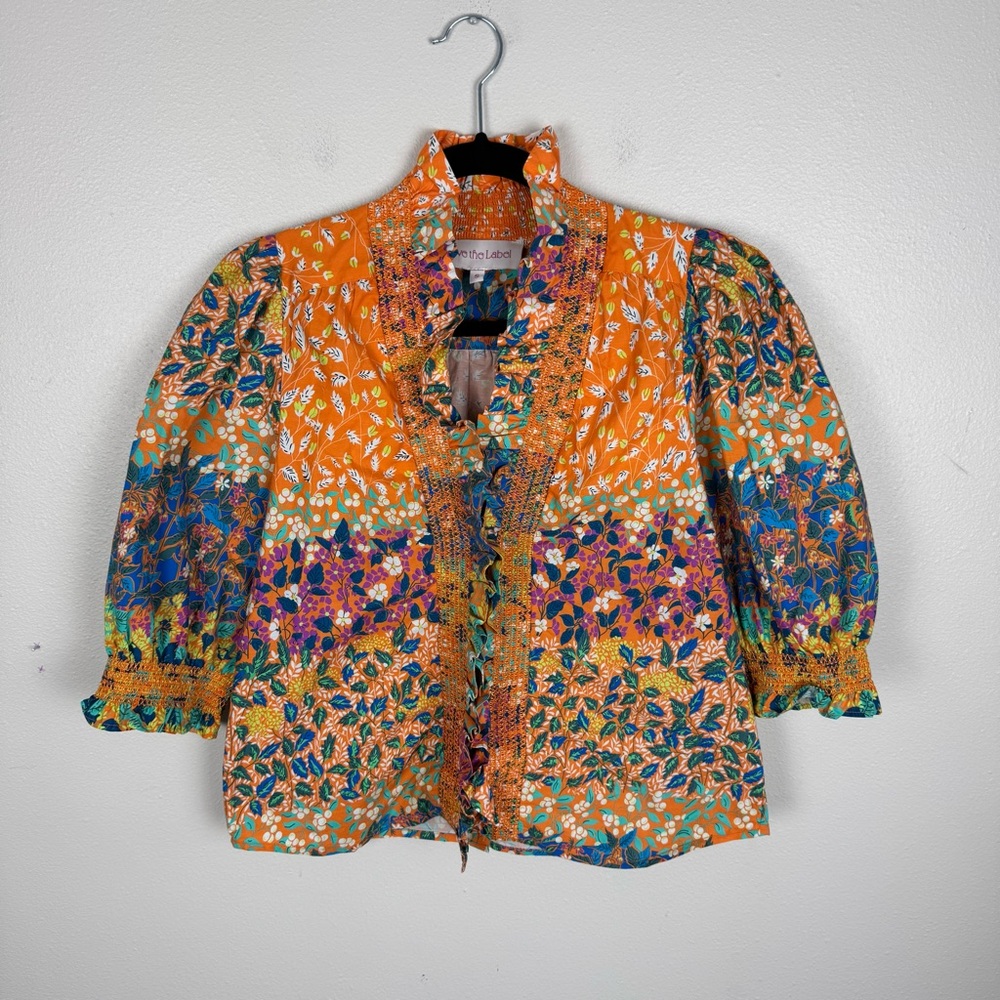 Colorful Women's Floral Blouse